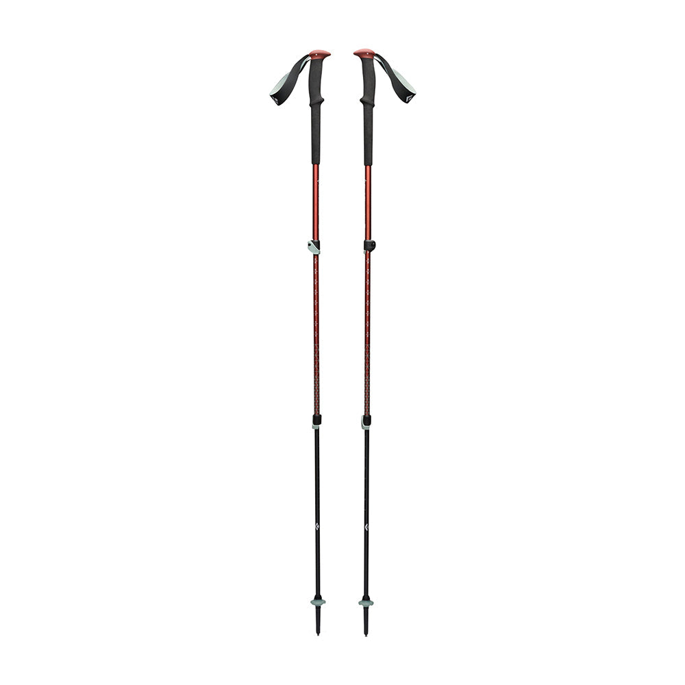 Black Diamond Trail Trekking Poles Hiking Poles in Red Color