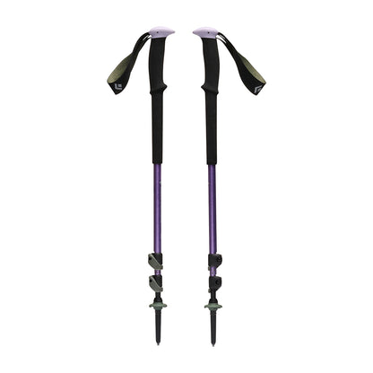 Black Diamond Trail Trekking Poles Hiking Poles in Purple Color