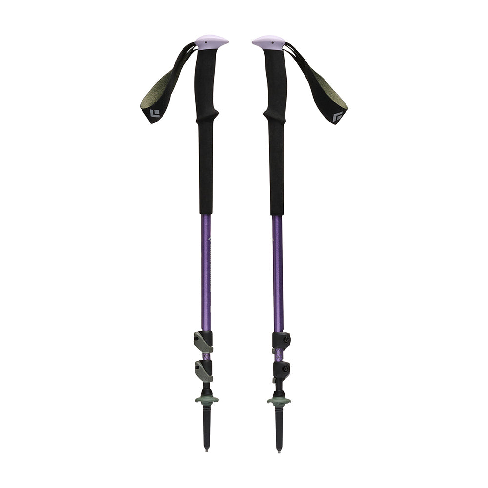 Black Diamond Trail Trekking Poles Hiking Poles in Purple Color