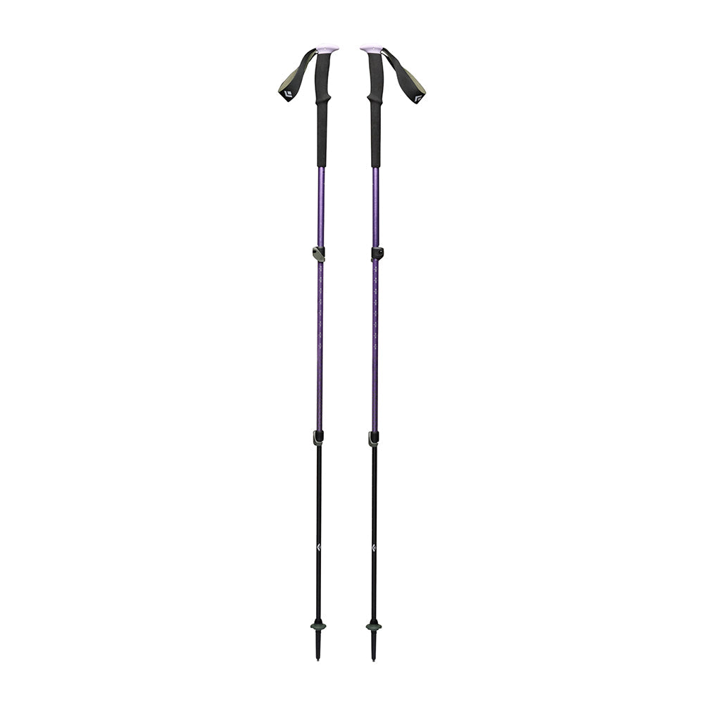 Black Diamond Trail Trekking Poles Hiking Poles in Purple Color