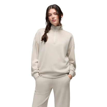 W SHEA RELAX 1/2 ZIP | ALMOND