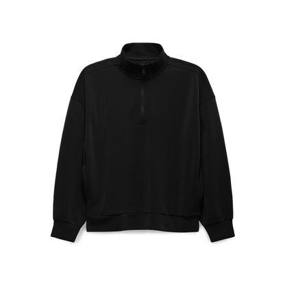W SHEA RELAX 1/2 ZIP | BLACK