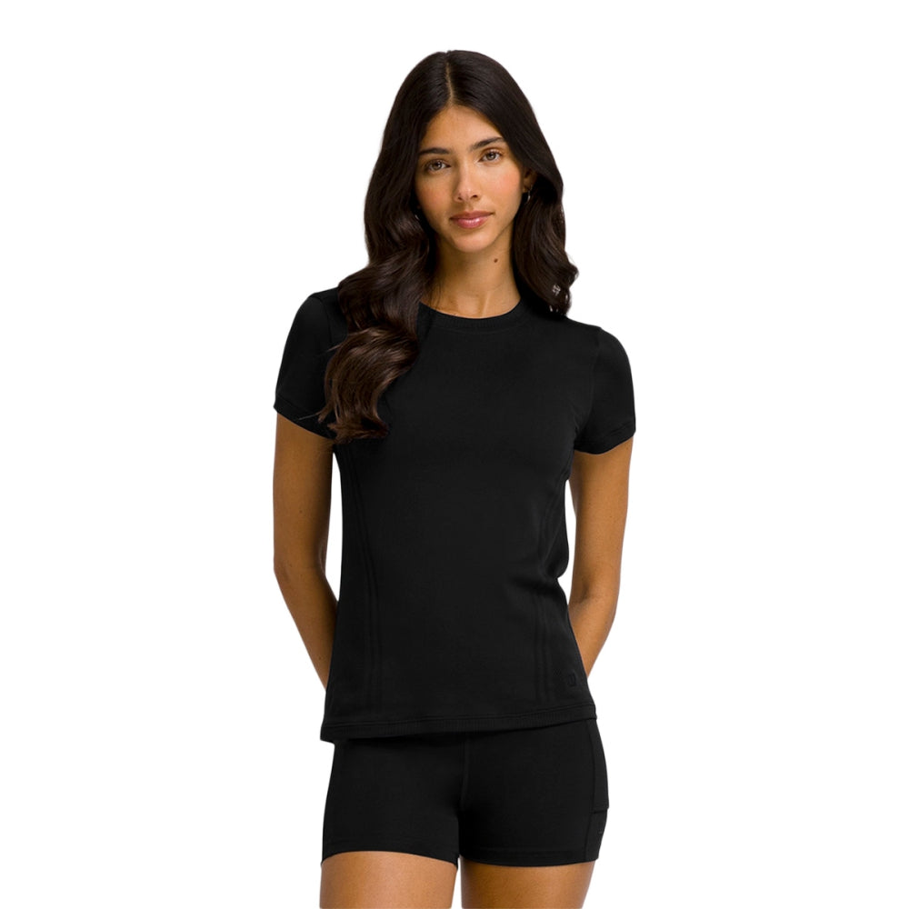 W PRO SEAMLESS TEE | BLACK