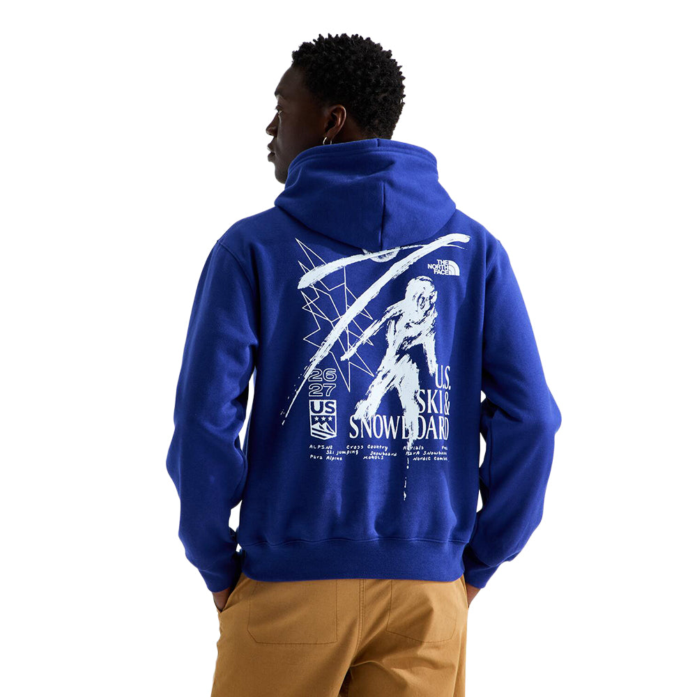 The North Face M Tnf Essential Simple D Tops in Blue Color
