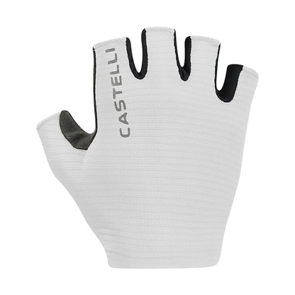 Castelli Espresso 2 Glove Cycling Gloves in White Color