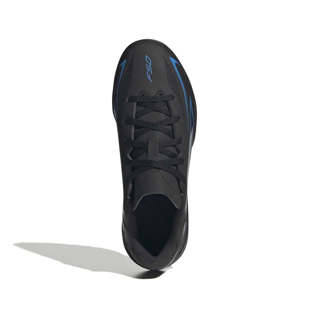 Adidas F50 Hyperfast Club TF J Turf Cleats in Black Color