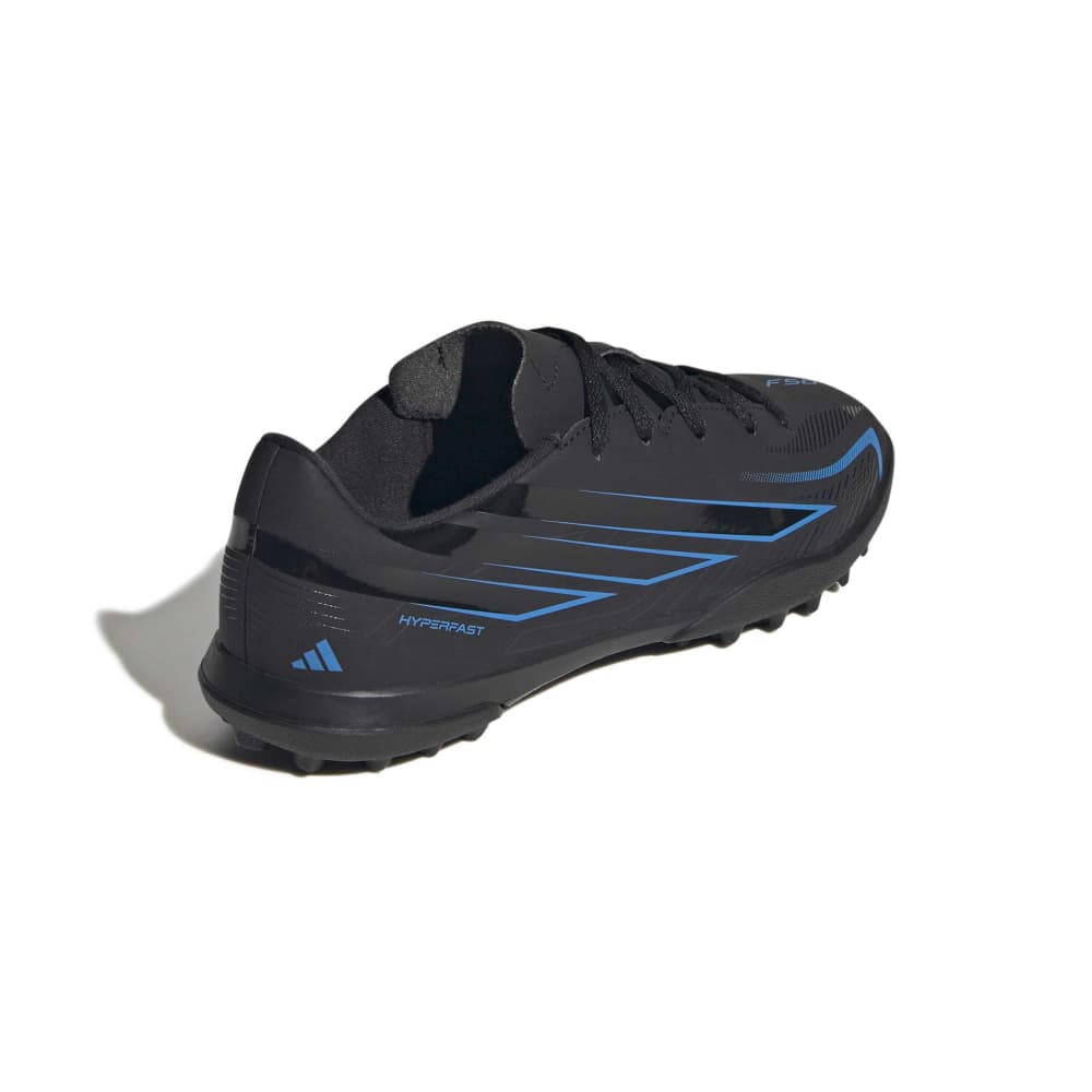 Adidas F50 Hyperfast Club TF J Turf Cleats in Black Color