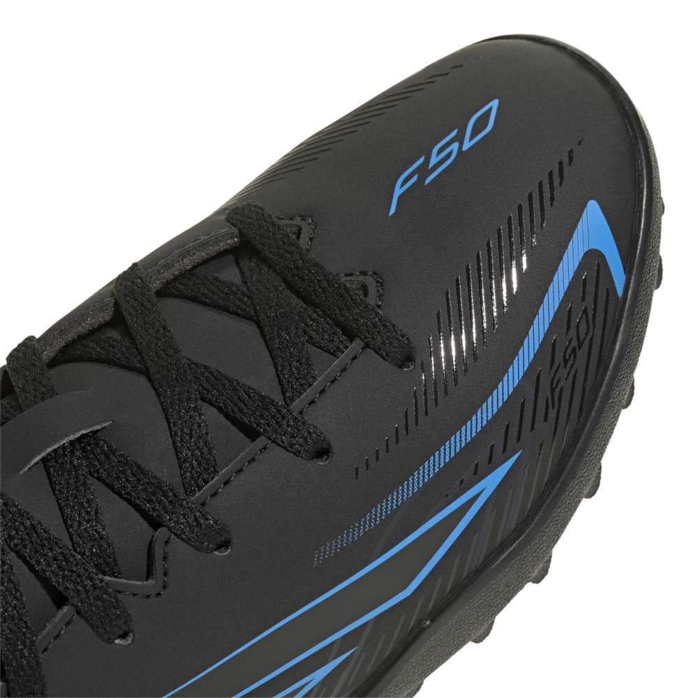 Adidas F50 Hyperfast Club TF J Turf Cleats in Black Color