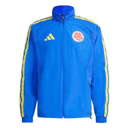 Adidas FCF homem Antham Jkt Fan Apparel in Blue Color