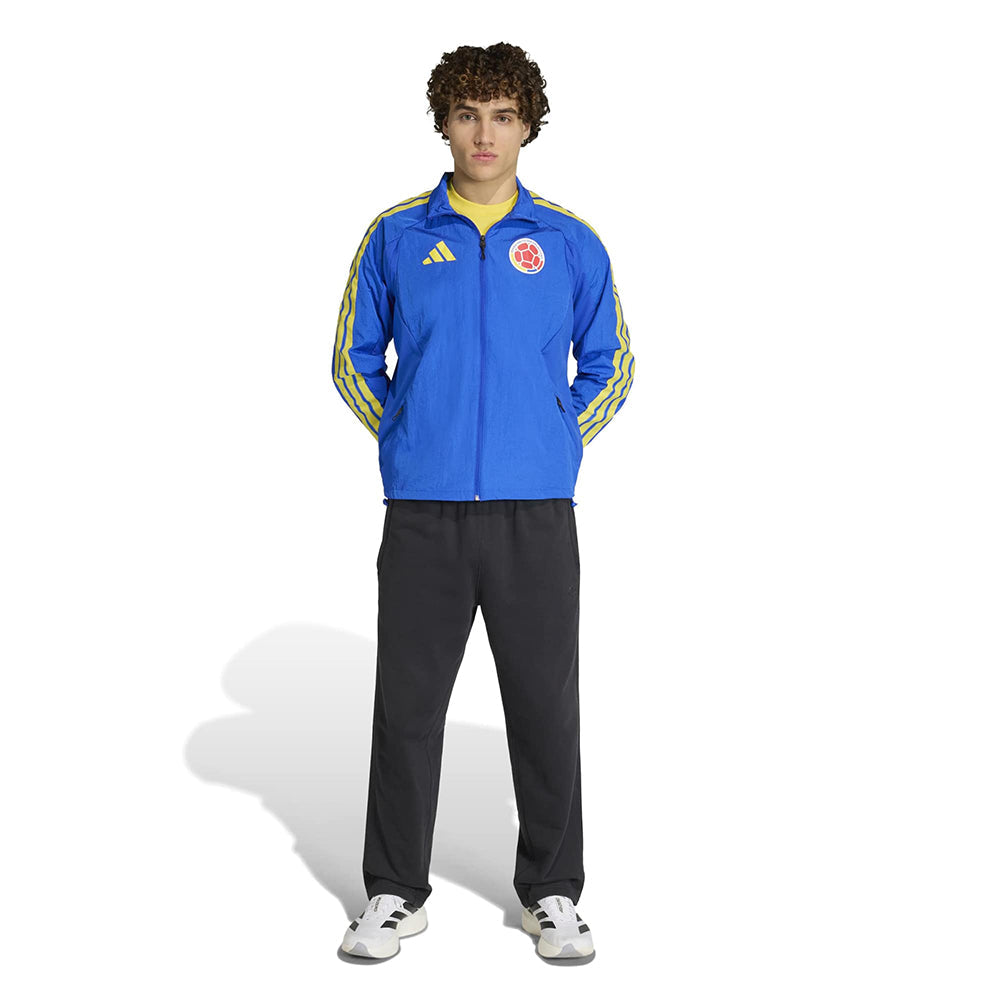 Adidas FCF homem Antham Jkt Fan Apparel in Blue Color