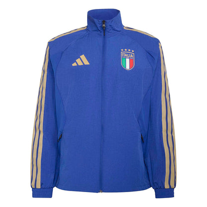 Adidas Figc home Antham Jkt Fan Apparel in Blue Color
