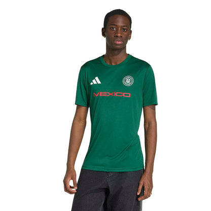 Adidas Mex Olp Jersey Fan Apparel in Black Color