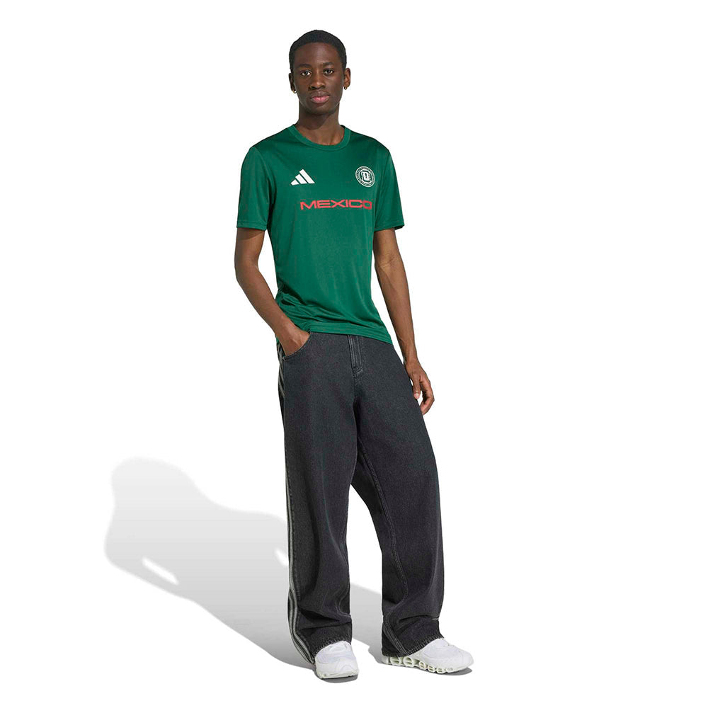 Adidas Mex Olp Jersey Fan Apparel in Black Color