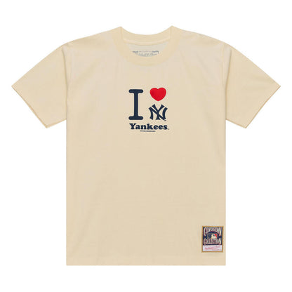 NYY I LOVE NYY GRPH TEE | CREAM