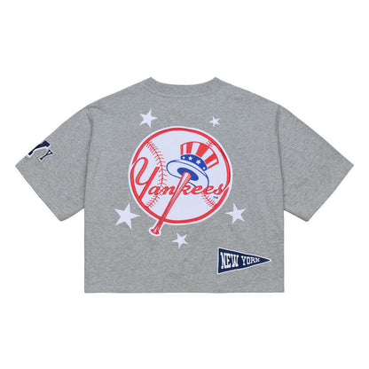 NYY PEP RALLY CROP | GREY