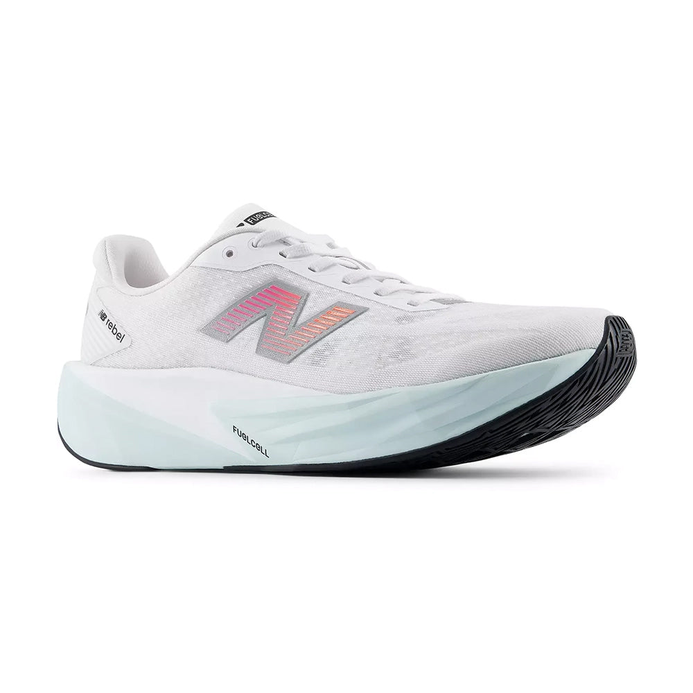 New Balance M FuelCell Rebel V5 Running Shoes in White Color