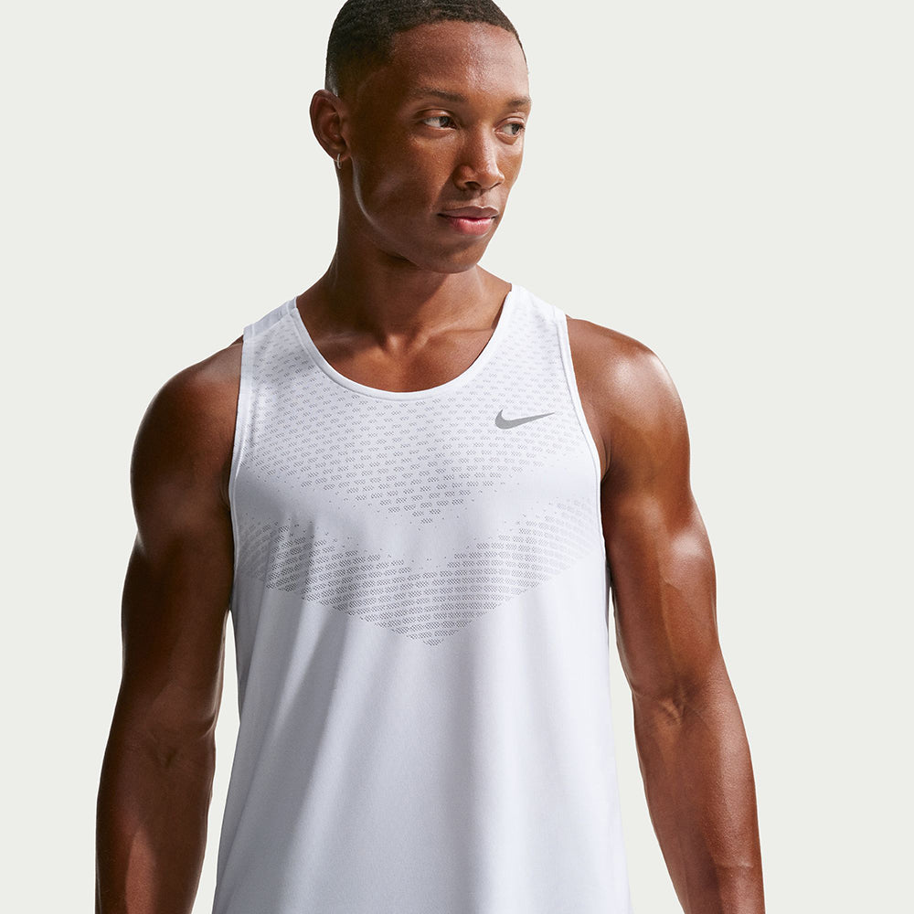 Nike M Stride Df Adv Tank Top in White Color