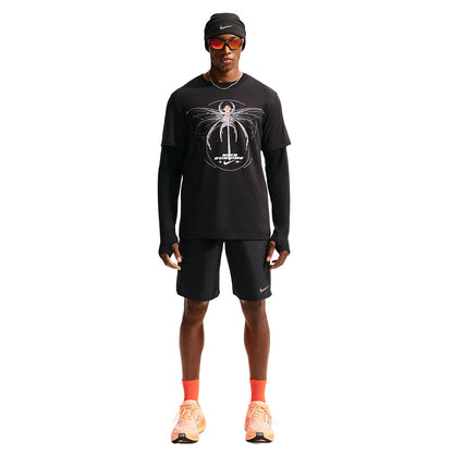Nike M Df Miler 9In Bl Shorts in Black Color