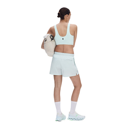 On W Core 2In1 Crop Sports Bras in Blue Color