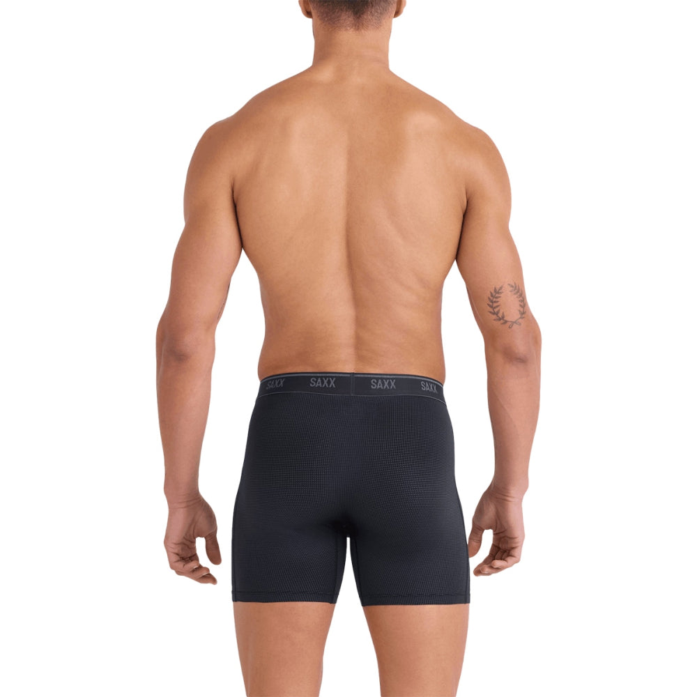 QUEST QUICKDRY MESH BOXE | BLK BLACK