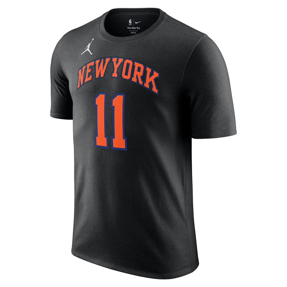 Nike new york knicks Brunson Statement Ss Fan Apparel in Black Color