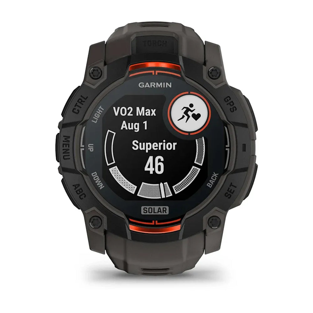 Garmin Instinct 3 50Mm Solar Bk Wearable Smart Device in Black Color