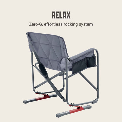 Coleman Sideliner Pro Rocker Chr Furniture in Blue Color