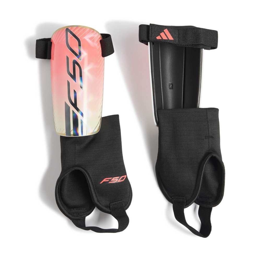 Adidas F50 Sg Mtc Soccer Pads in Red Color