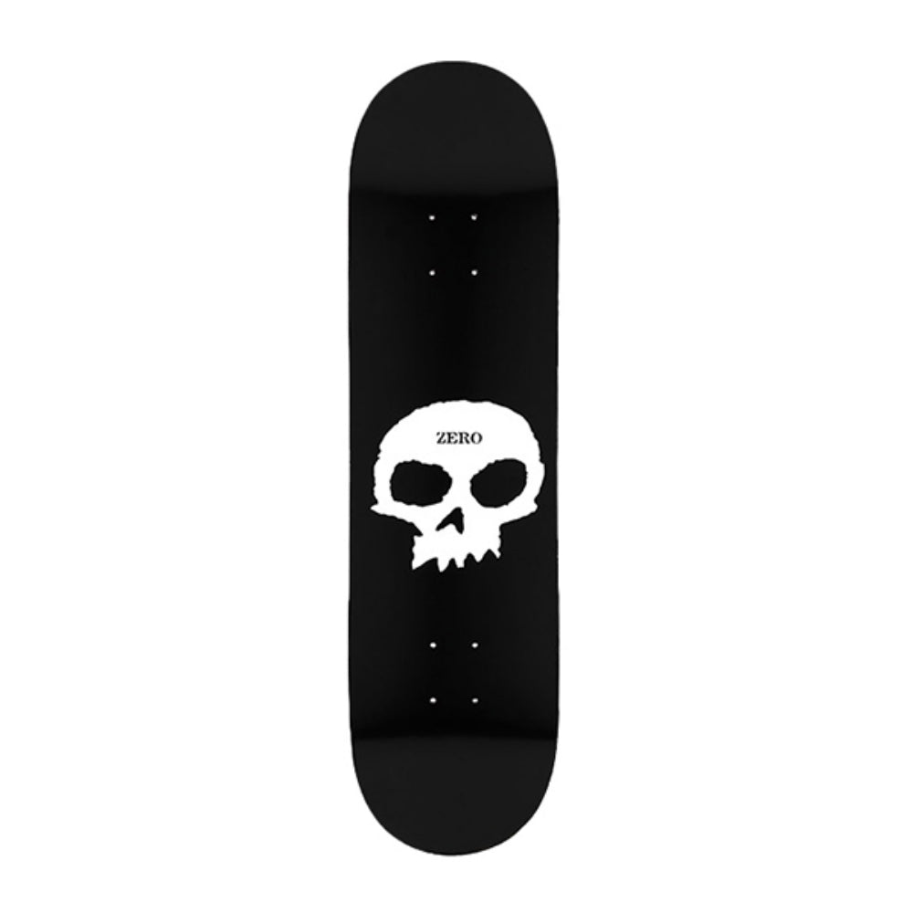 ZERO SINGLE SKULL DECK | 8.5 BLK/WH