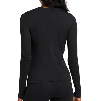 W PRO SEAMLESS LONG SLEE | BKA-BLACK