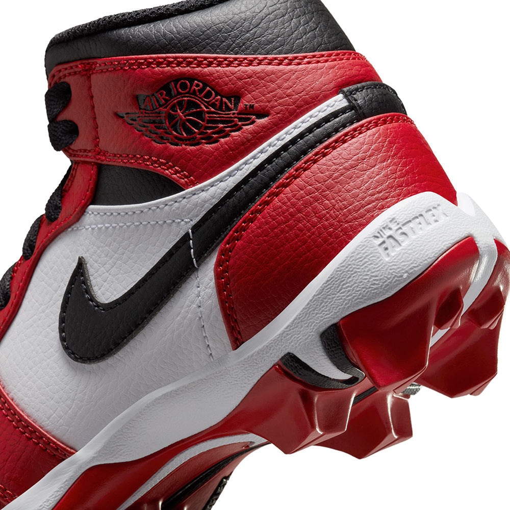 Jordan 1 Mid Fb Cleat Football Cleats in White Color