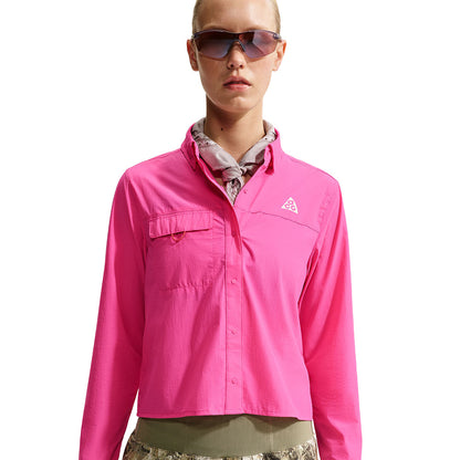 ACG AIREEZ W  BUTTON L/S | 698-DESPNK