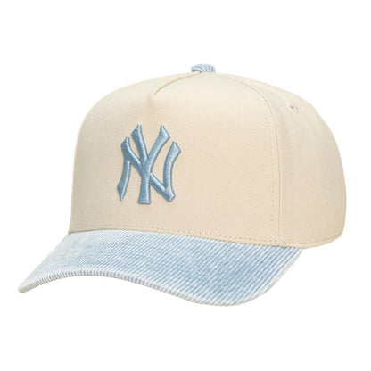NYY FADED CORD PRO SNPBK | CREAM