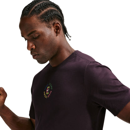 DRIFIT TENNIS T SHIRT | 647-BURGUN