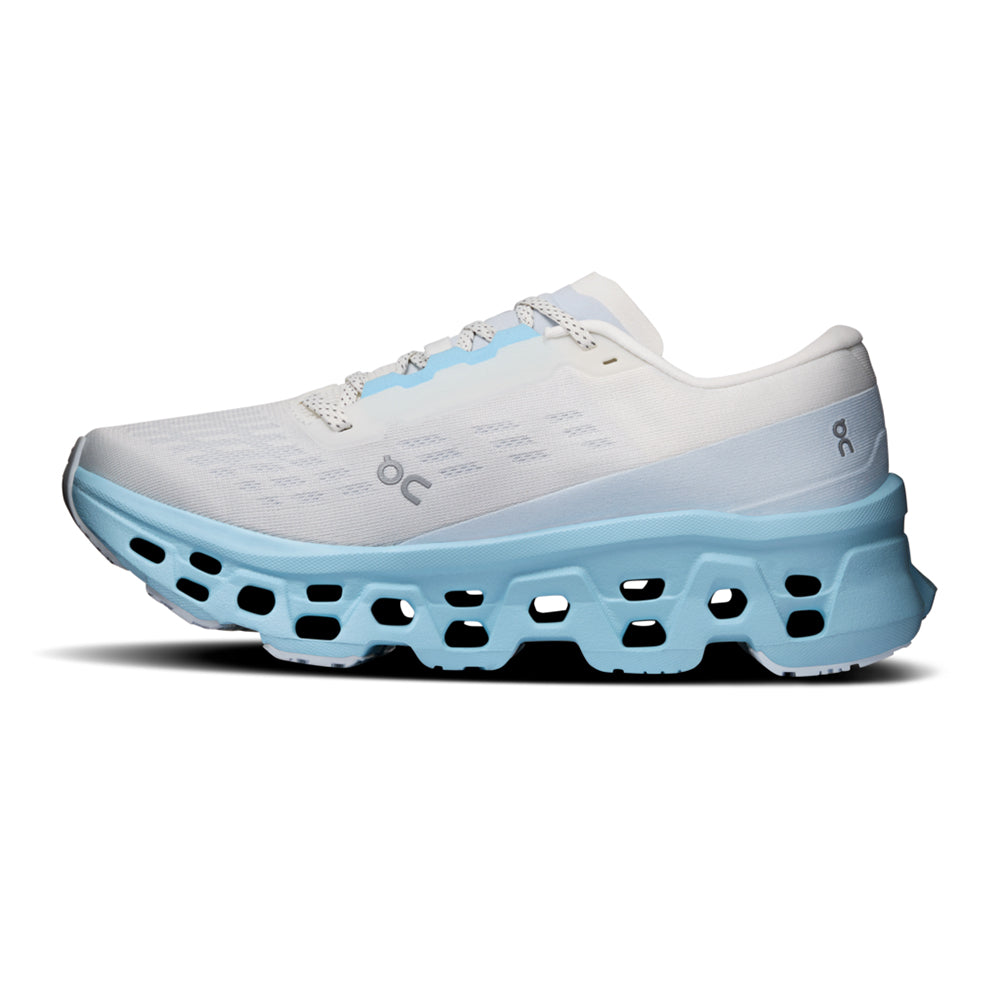 On W Cloudmonster 3 Running Shoes in White Color