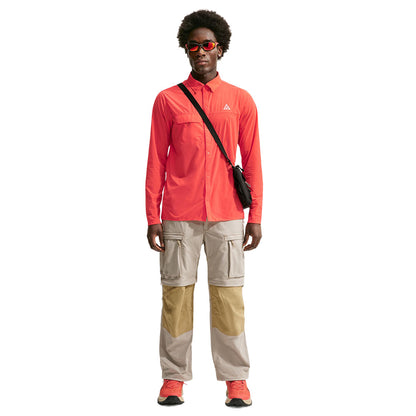 Nike M Acg Aireez Tops in Red Color
