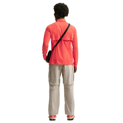 Nike M Acg Aireez Tops in Red Color