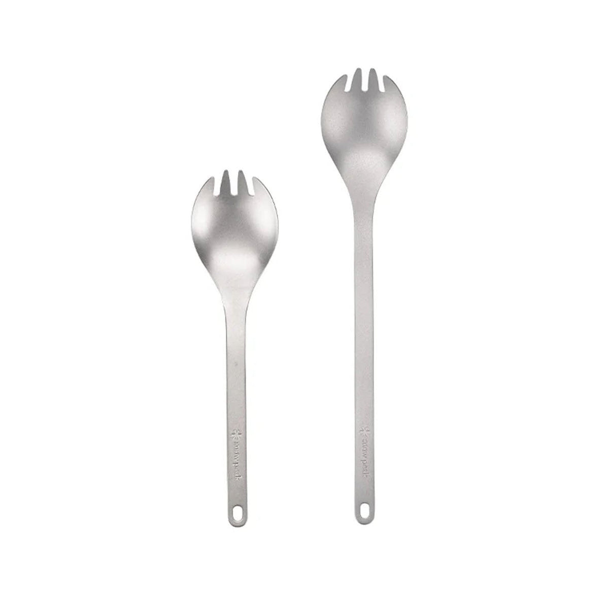Snow Peak Titanium Long Spork Camp Cooking in No Color