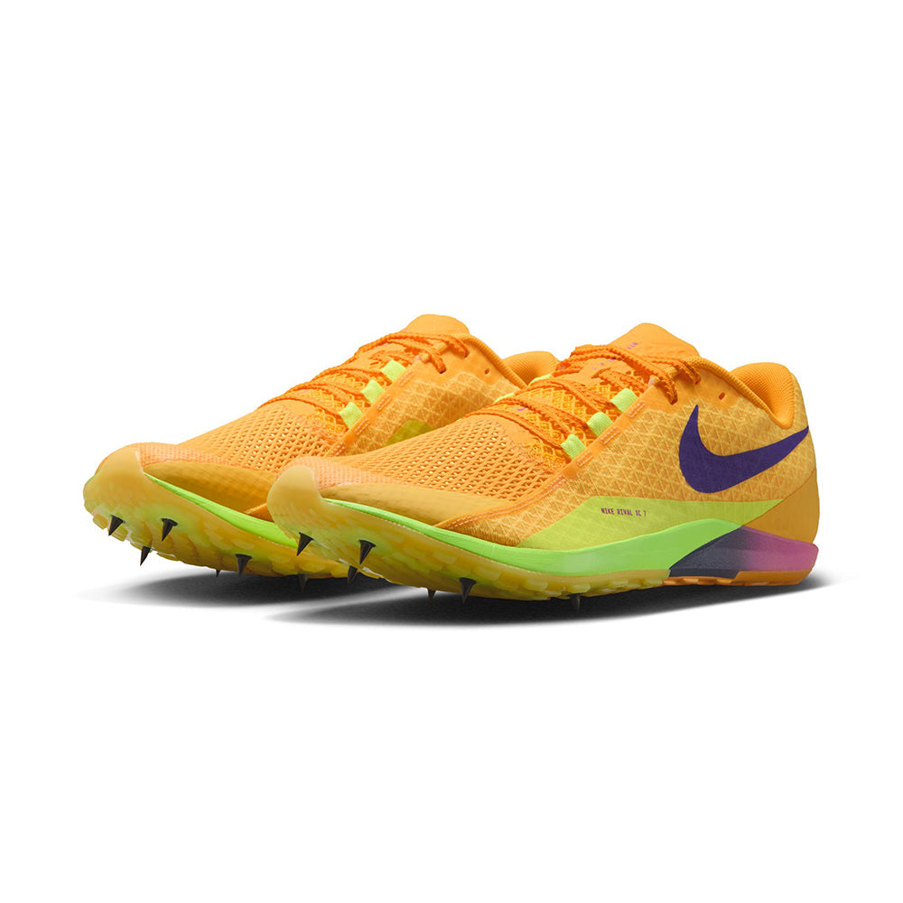 Nike Rival Xc 7 Track Spikes in Yellow Color