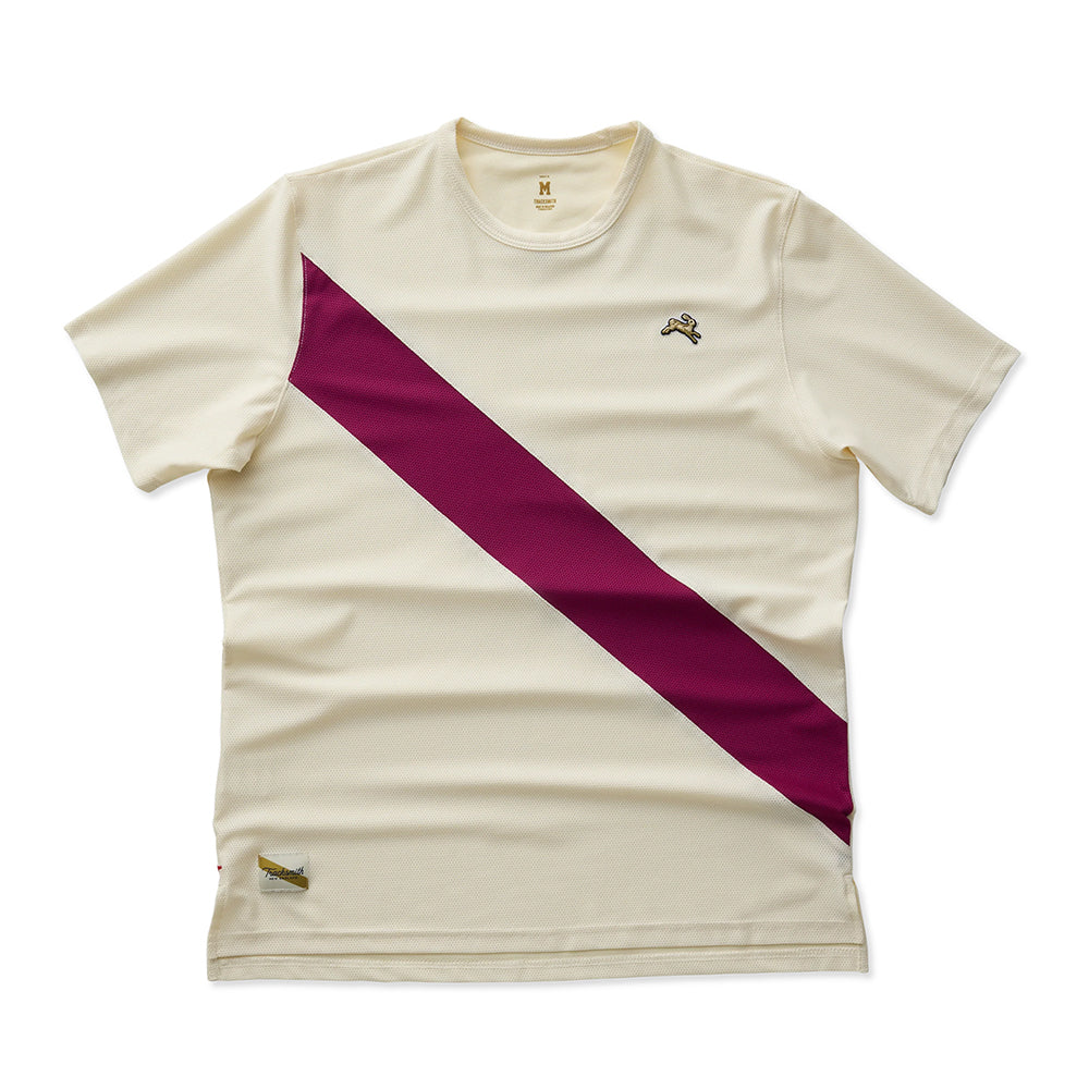 M VAN CORTLANDT TEE | IVORY/RASP