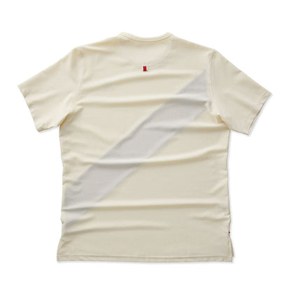 M VAN CORTLANDT TEE | IVORY/RASP