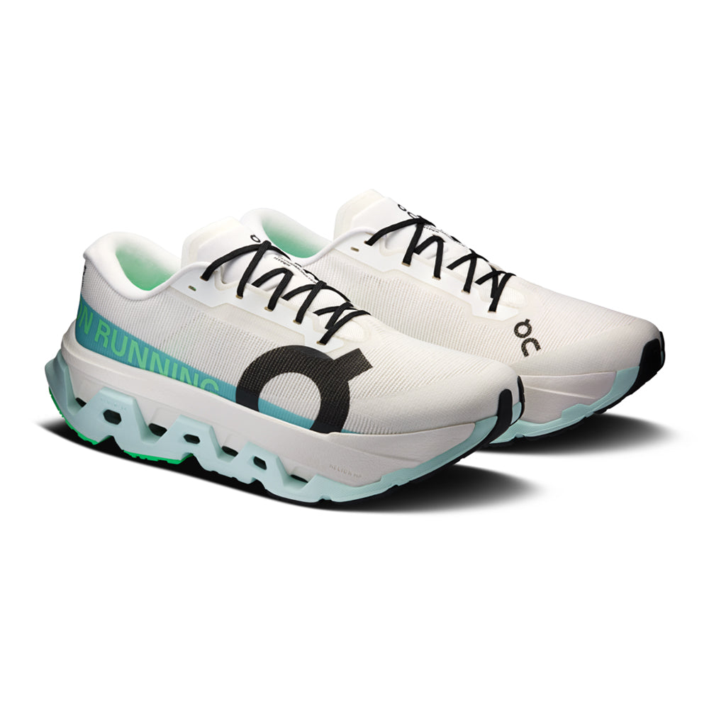 On M Cloudmonster 3 Hyper Running Shoes in White Color
