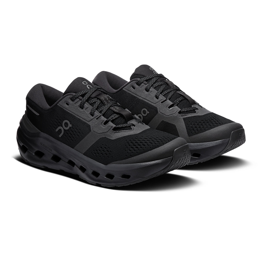 On M Cloudrunner 3 Running Shoes in Black Color