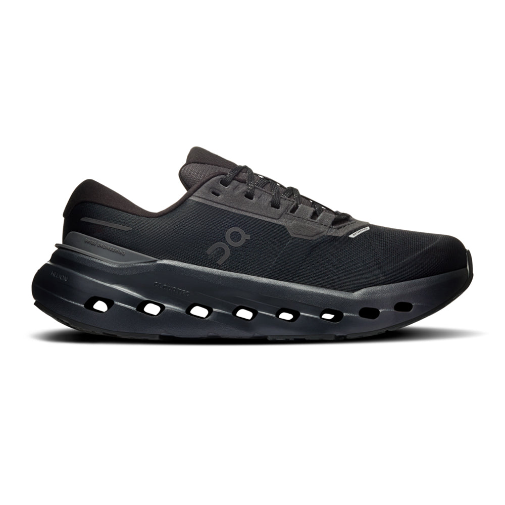 On W Cloudrunner 3 Wp Running Shoes in Black Color