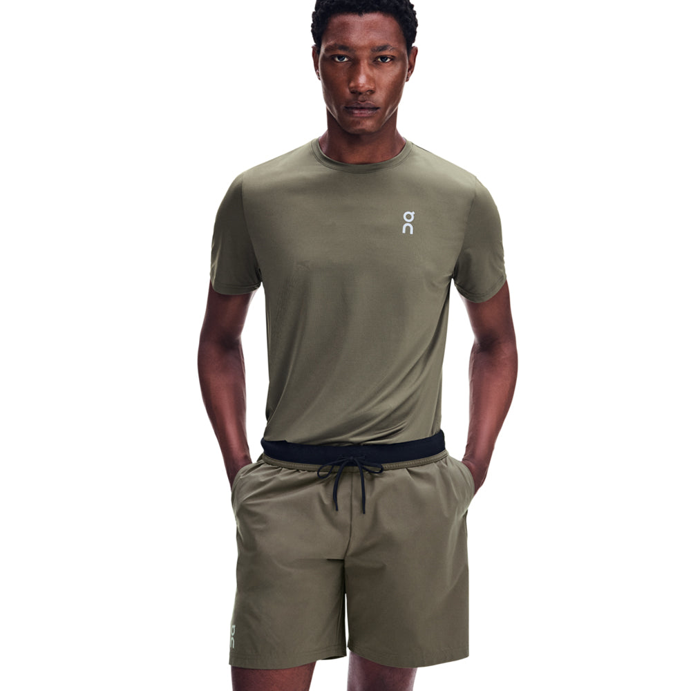 On 7In Core Shorts in Brown Color