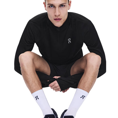 On Climate Shirt Tops in Black Color