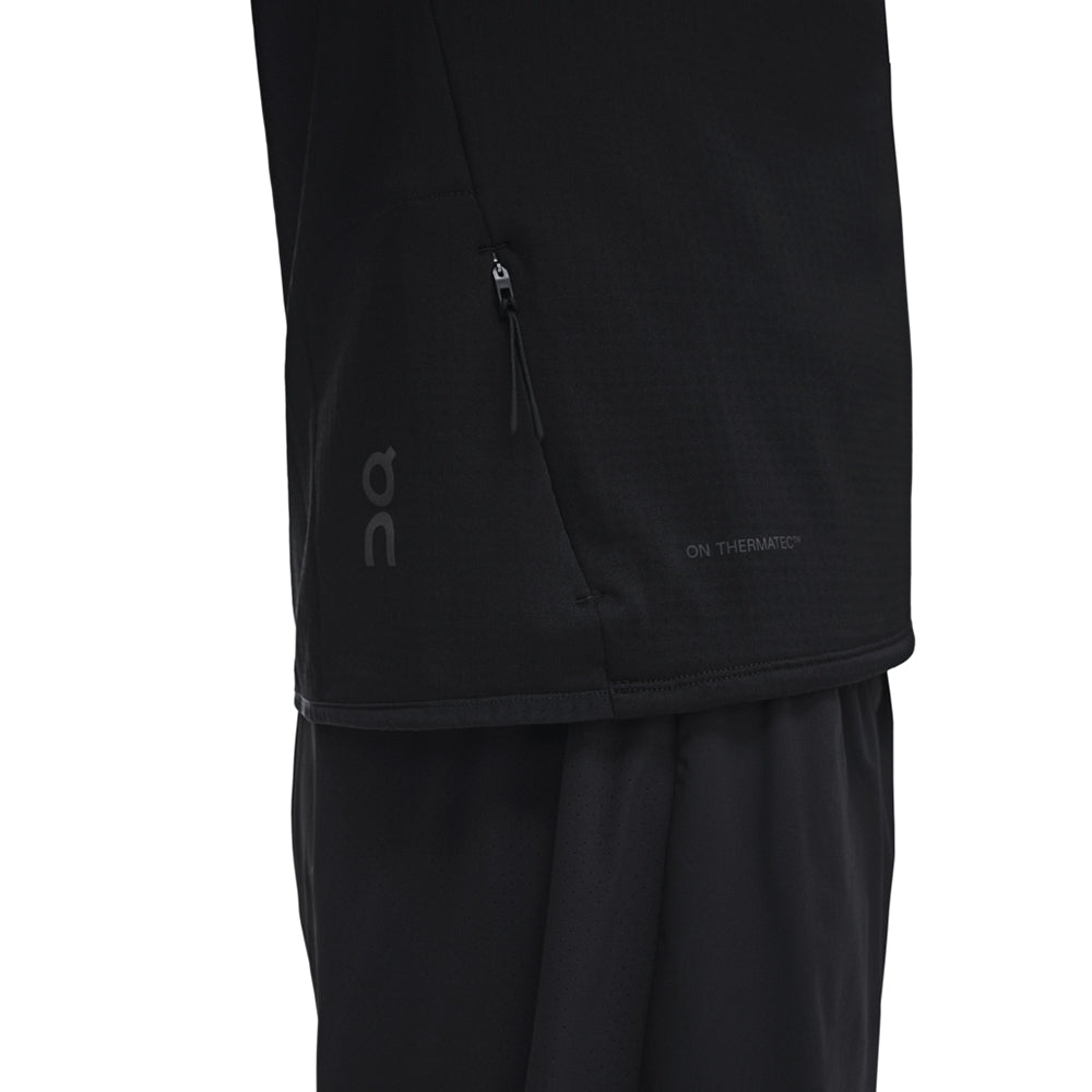 On Climate Shirt Tops in Black Color