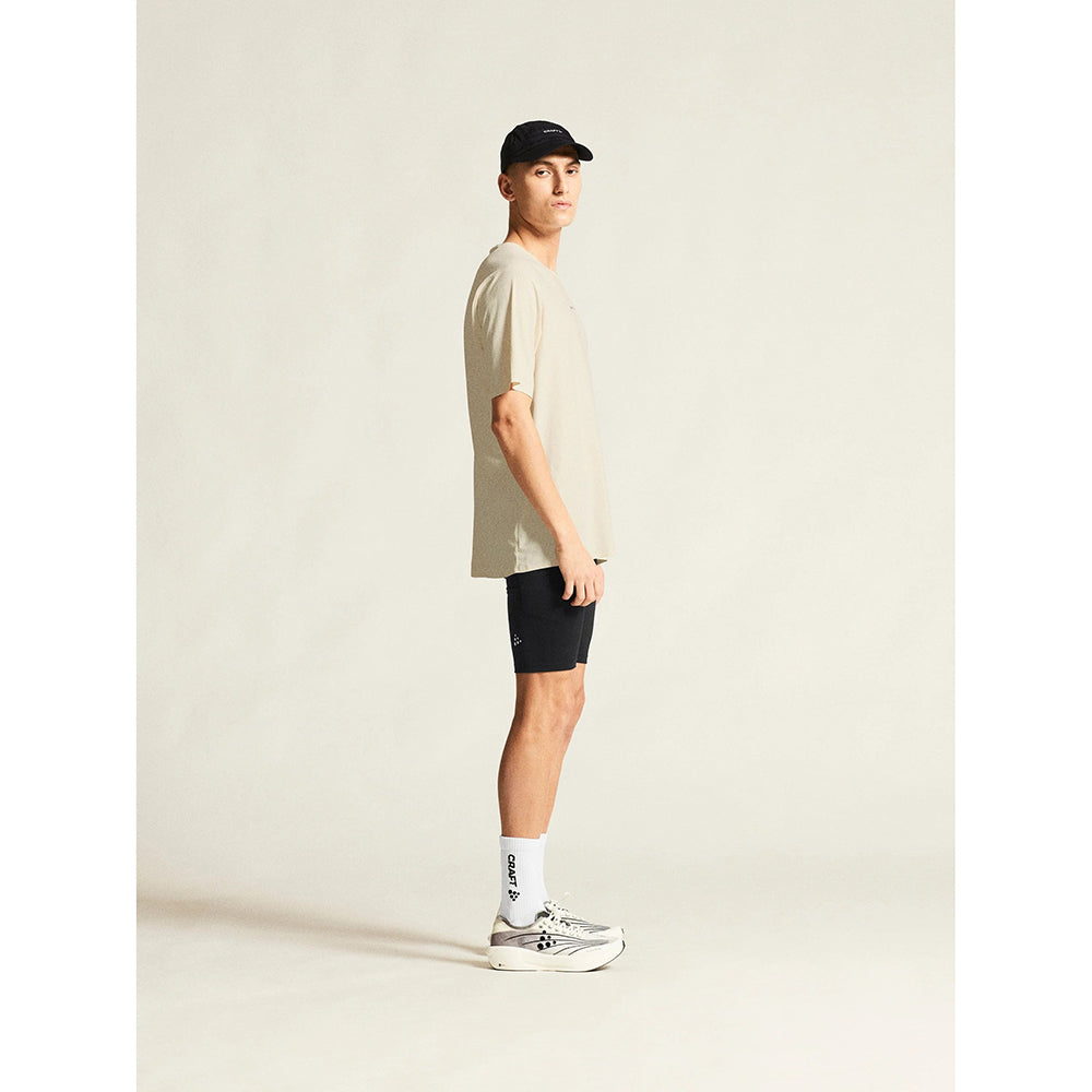 M ESSENCE SHORT TIGHTS | BLACK