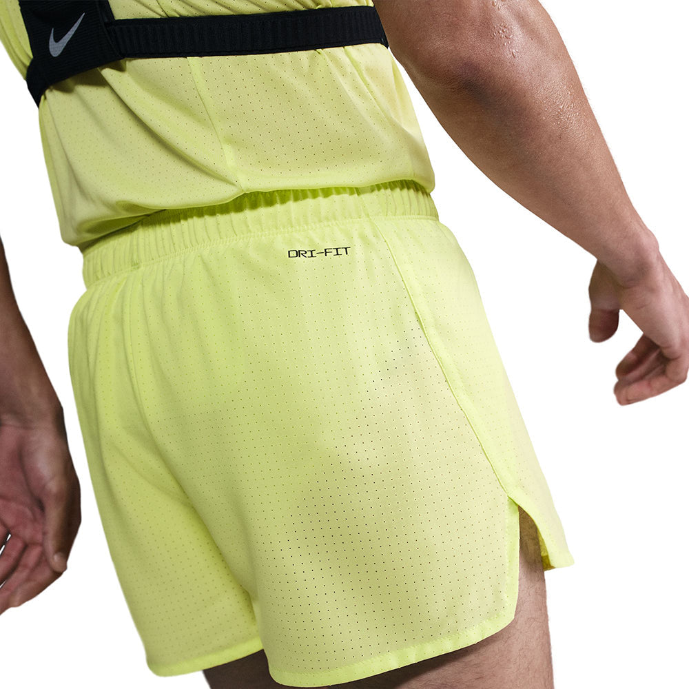 Nike M Fast Short in Yellow Color
