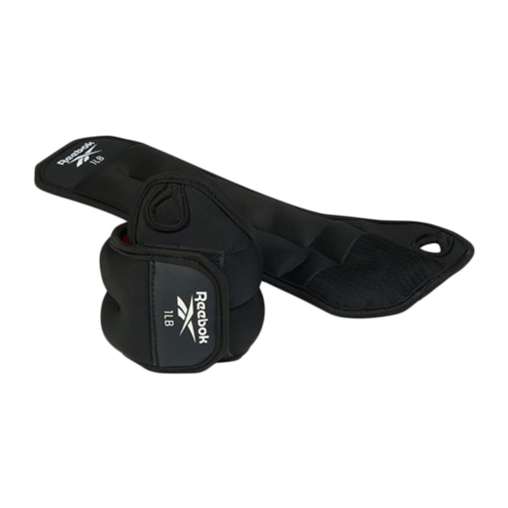 Reebok 1Lb Wrist Weight Fitness Weights in Black Color